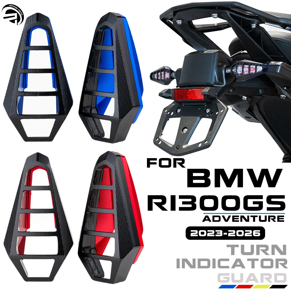 ل BMW R1300GS R 1300 GS R 1300GS مغامرة ADV GS1300 2024 2025 دراجة نارية الألومنيوم الخلفية بدوره مصباح إشارة حماية الحرس #1