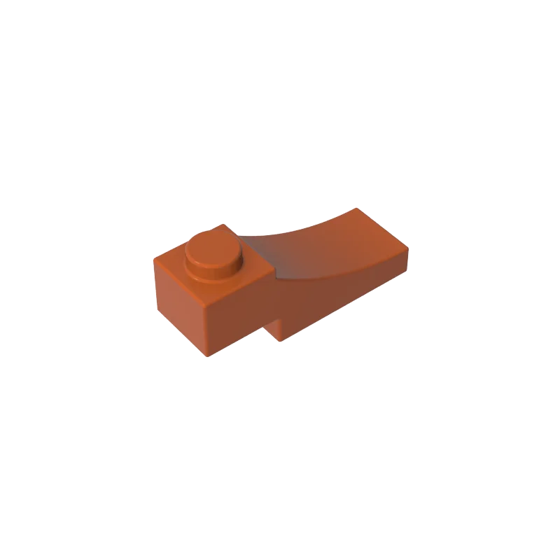 Gobricks 10PCS 70681 Slope Brick Curved 3x1 Parts with 2/3 Inverted Cutout Compatible MOC Building Block Adult DIY Model Sets