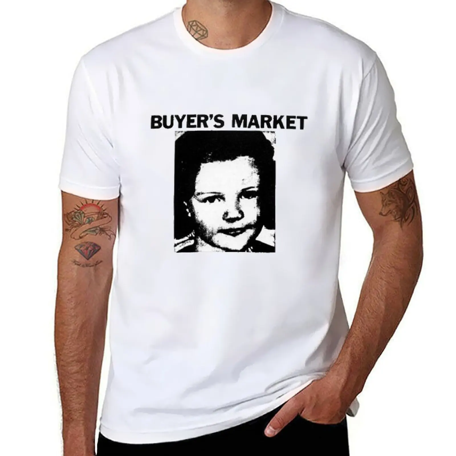 

buyer's market T-Shirt t shirt man casual funny t shirts man T-Shirt