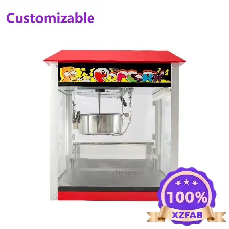Factory Direct 2026 Professional Electric Commercial Popcorn Machine Manufacturer 8oz Hot Air Automatic Popcorn Machine for Even