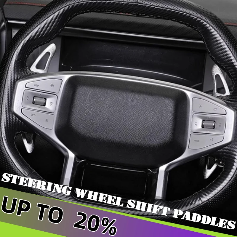 

Car Steering Wheel Shift Paddles Fit for Jetour Traveller T2 2023 2024 2025 Modified Lengthened Aluminum Alloy Car Accessories