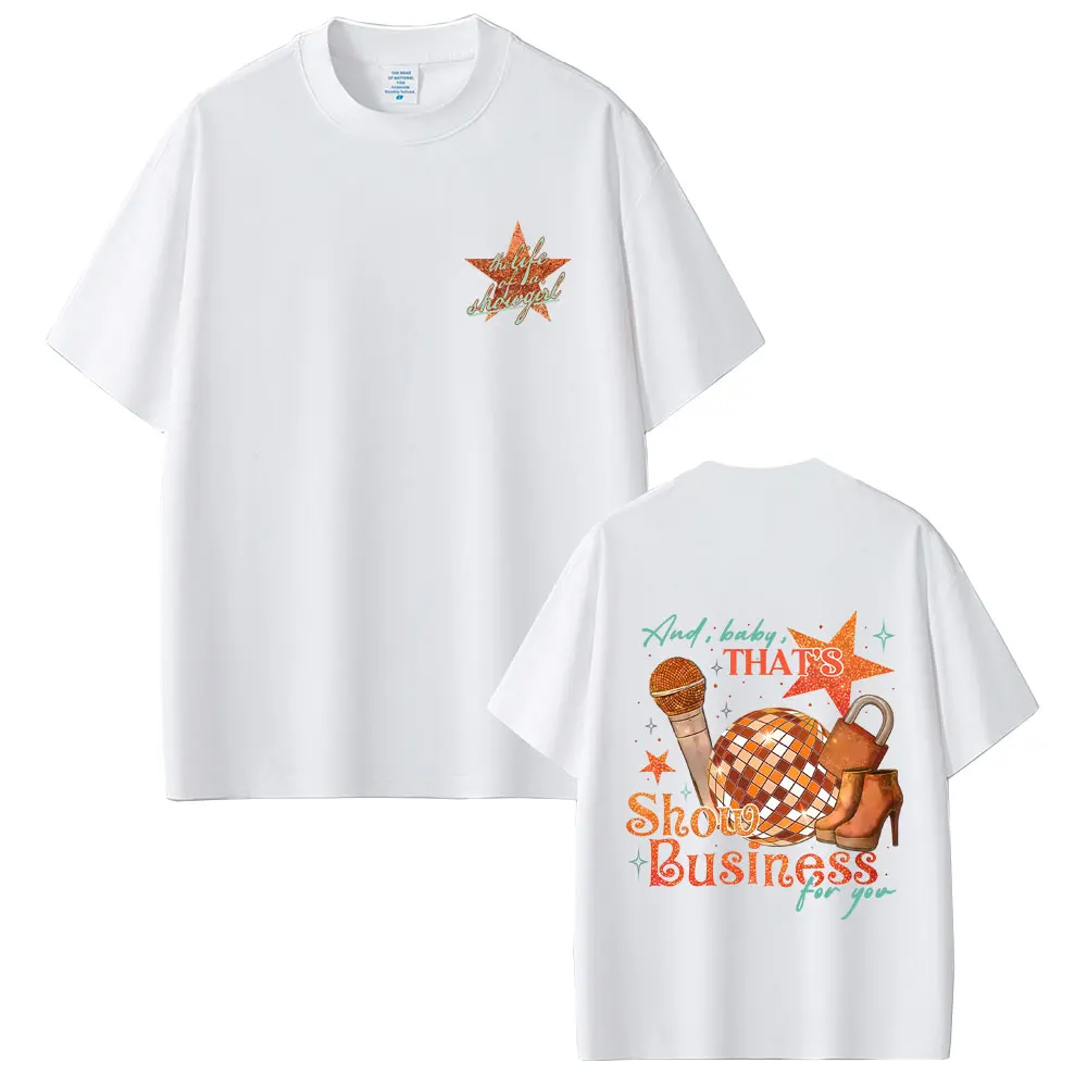 حياة فتاة الإستعراض 2025 تي شيرت جرافيك الرجال النساء موضة المتضخم الشارع الشهير للجنسين عادية عالية الجودة لينة القطن التي شيرت #1