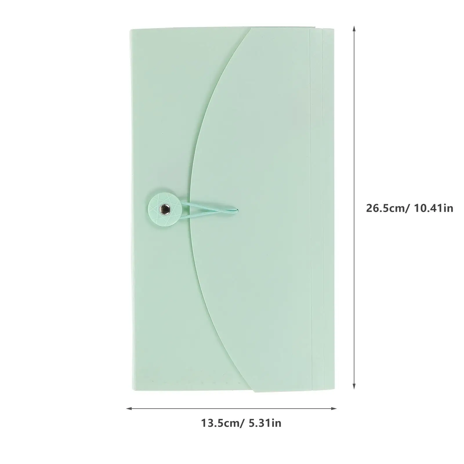 Plastic Receipt Storage Bag File Organizer Expandable Holder Large Capacity Portable Bills Folder Wallet