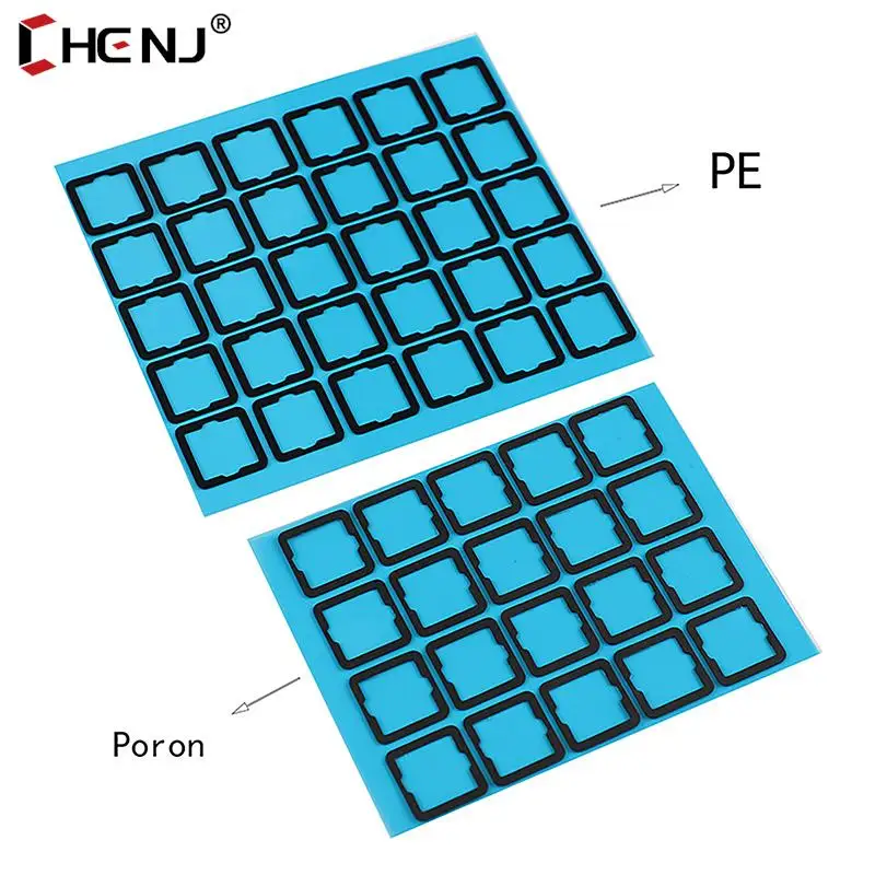 120pcs/bag Poron IXPE EVA Pad For Hot Swappable Mechanical Keyboard Switch Reduce Noise Mute Foam Pads