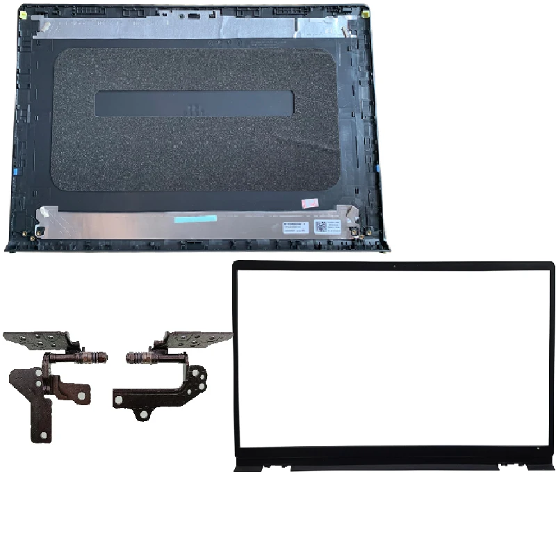 

NEW Laptop LCD Back Cover Black 0DWRHJ/Front Bezel 09WC73/hinges For Dell Vostro 15 3510 3511 3520