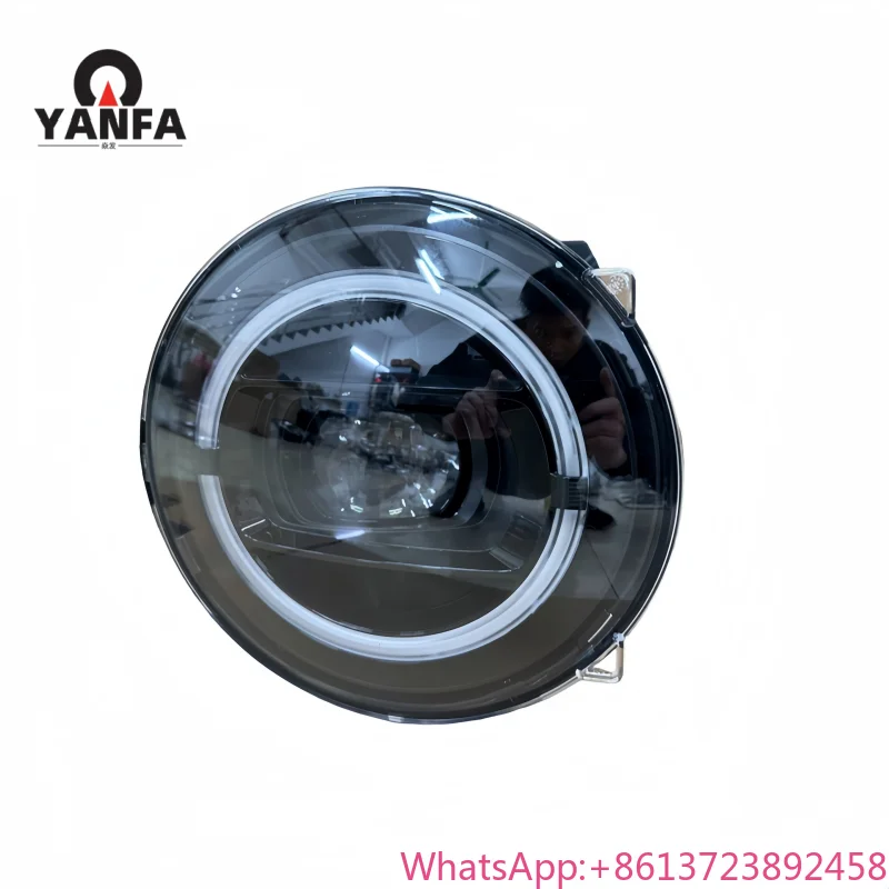 For For Mercedes-benz AMG G63 Original Headlight Lens 2019-2024 High G550 G500 G400d LED Headlamp G Class W464 463 Geometric Lig