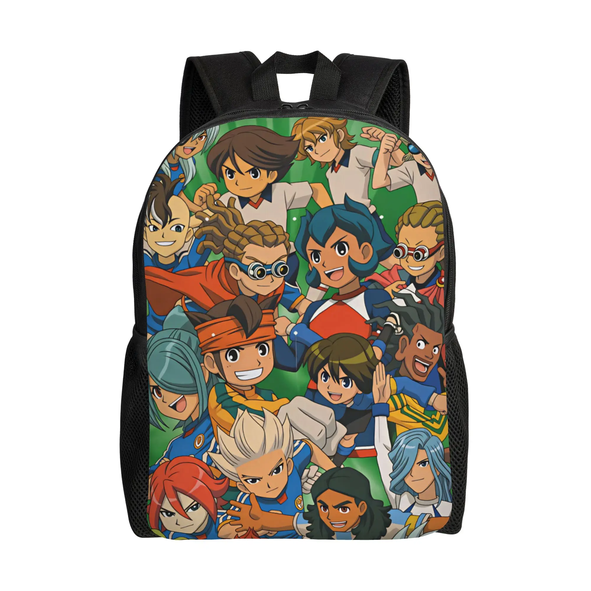 Inazuma Eleven Backpack  Student Polyester Outdoor Style Backpacks Big Kawaii School Bags Rucksack