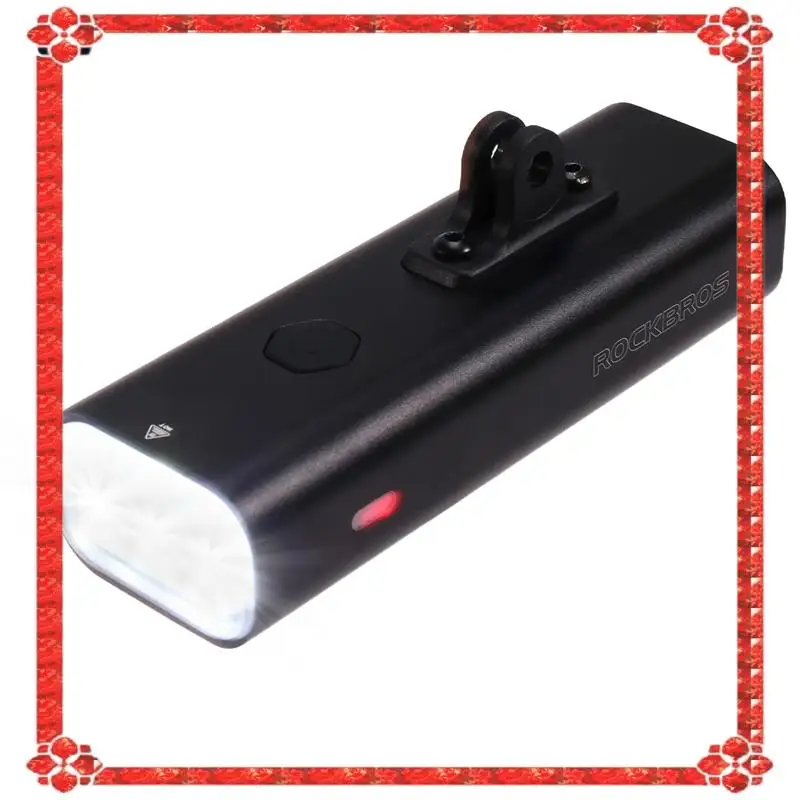 

24-Hour Delivery ROCKBROS Bicycle Light Headlight Strong Light Night Riding Rechargeable Bicycle Light Mountain Road Bike Light