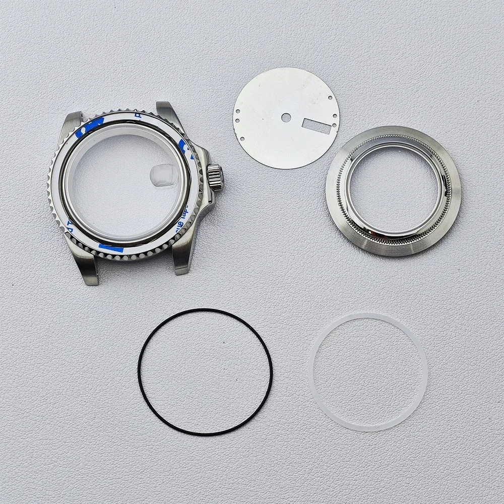 GMT 40 mm bidirektionales Rotations-Saphirglas-Uhrengehäuse, passend für NH-34-Uhrwerk, passend für 28,5–29 mm Zifferblatt, Zubehörteile, 5 Bar – Detail 5