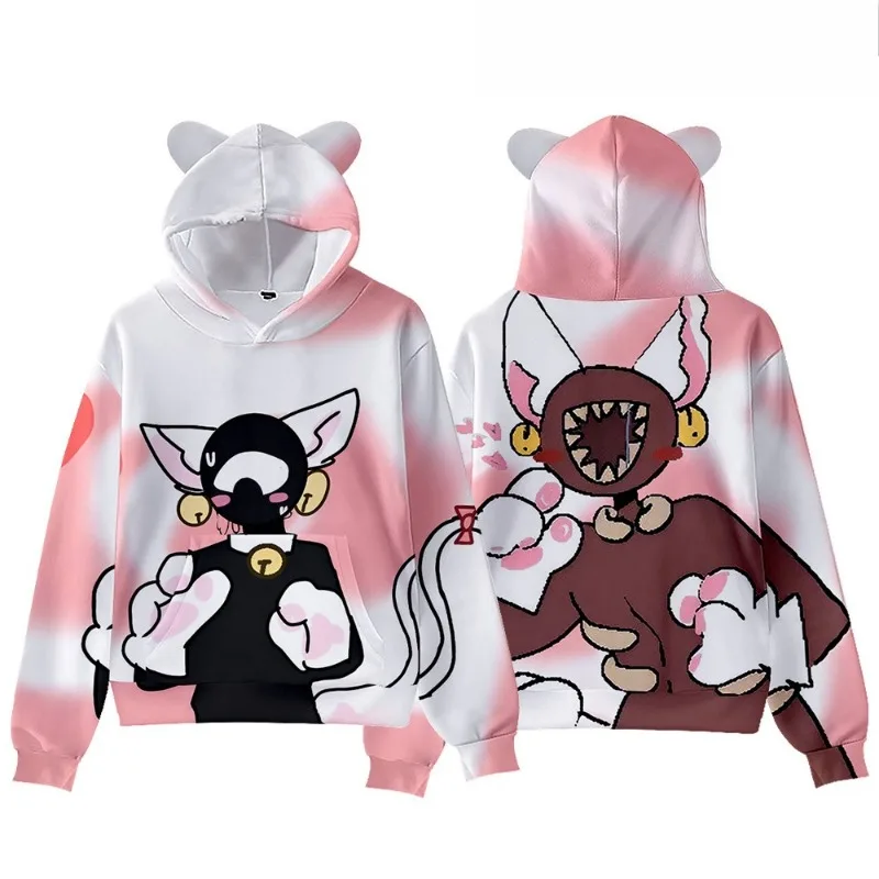 3D أبواب جديدة Roblox الشكل الأزياء هوديي الطفل المطبوعة عارضة الملابس لطيف ربيع الخريف هوديي الفتيان الفتيات البلوز أعلى #1