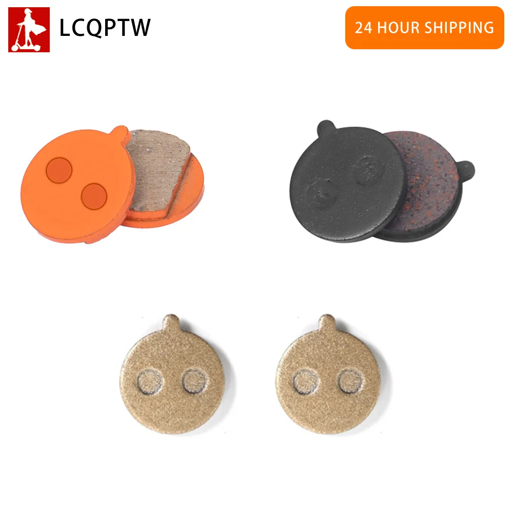 2pcs/pair Brake Pads for KUGOO M4 PRO Electric Scooter Rear Wheel Caliper Brake Disc Friction Metal Plates Fast Shipping