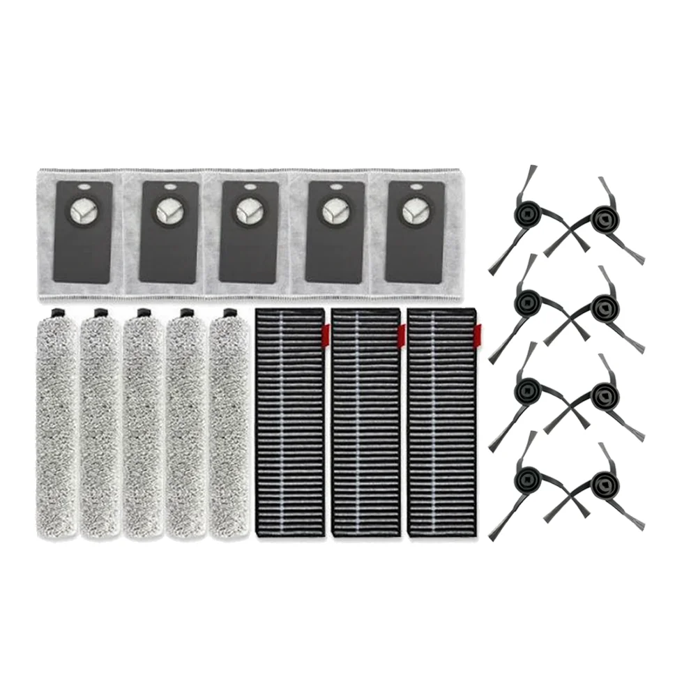 

For UWANT U300 U300Max Replacement Kit Filters Dust Bags Roller Cloths Side Brushes Robot Vacuum Cleaner Accessories Parts