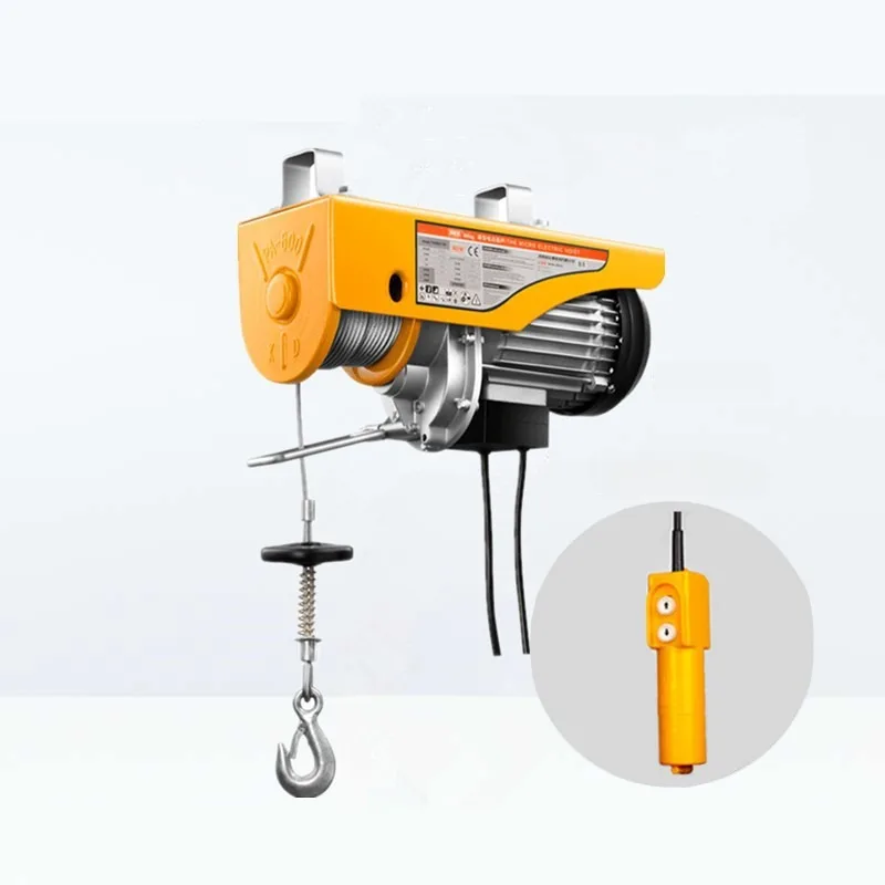 Micro electric hoist 220v household small crane lifting hoist