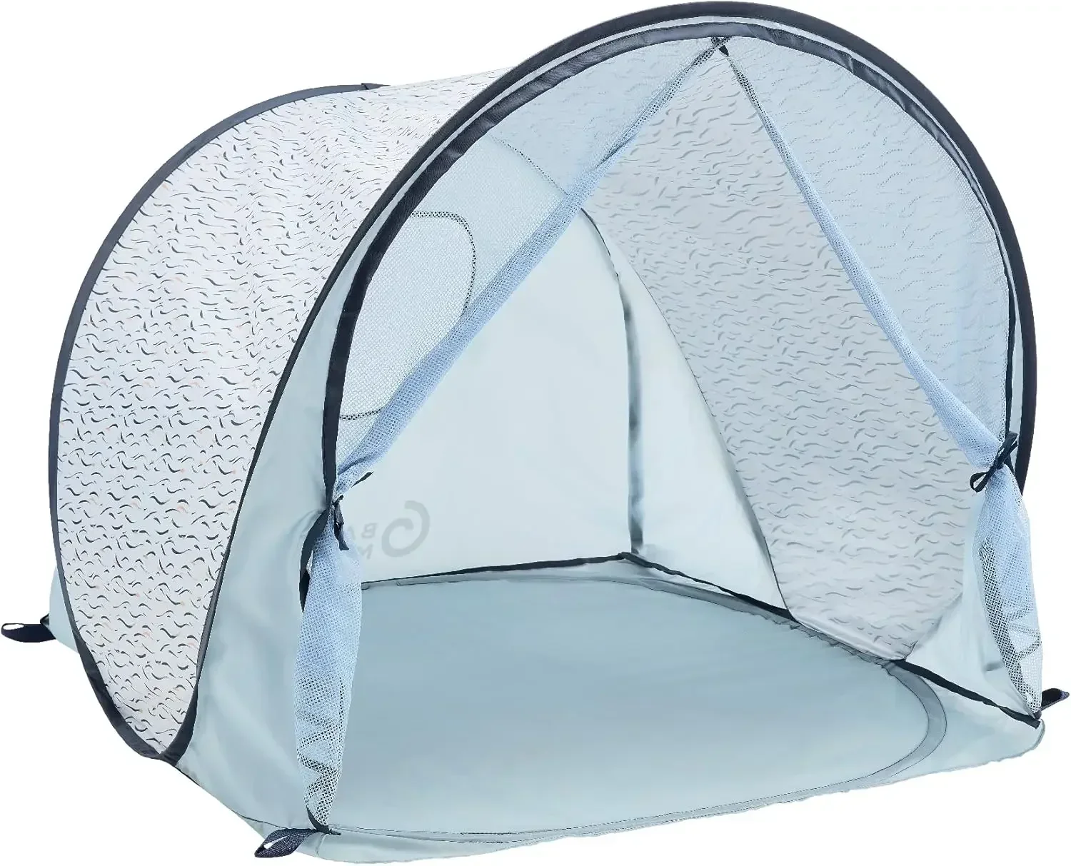 

Anti-UV Blue Waves Tent UPF 50+ Sun Protection with Pop Up System for Easy Use & Transport (Summer 2024 Edition)