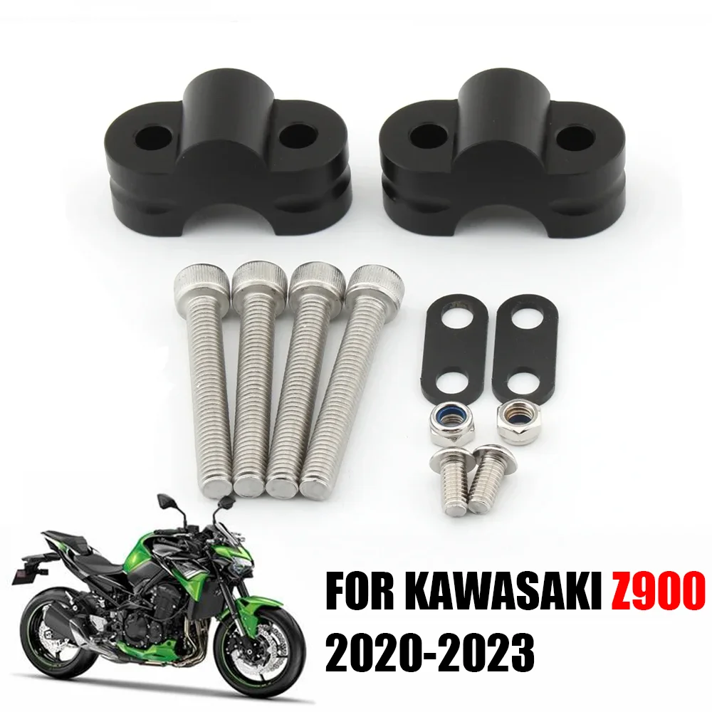 

Handlebar Riser for Kawasaki Z 900 Z900 2020 2021-2023 Aluminum Alloy Handle Bar Clamp Extend Adapter 20MM