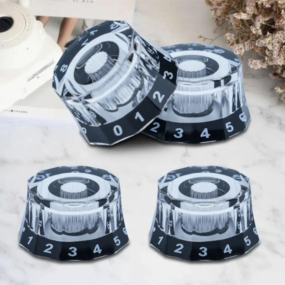 

Volume Tone Control Guitar Knobs Lampshade Shape Guitar Musical Instrument Part Guitar Top Hat Speed Control Knobs