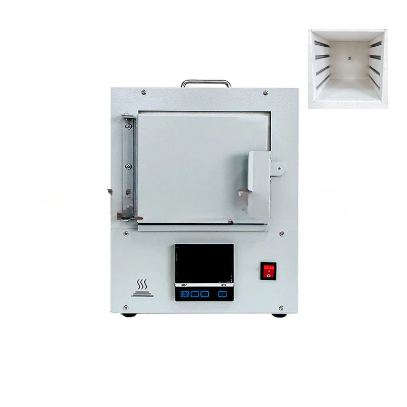 Laboratory Small Electric Furnace Dental Burnout Furnace 2KW Enclosed Ceramic Fiber Muffle Furnace Laboratory 1100℃