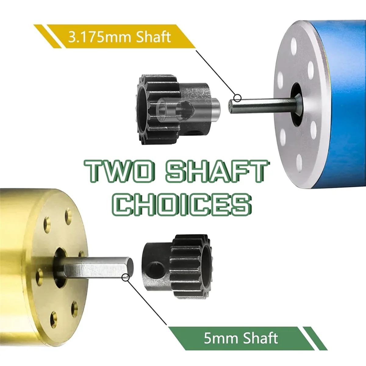 Практичный комплект шестерен Mod 1, 4 шт., 19T 20T 21T 22T M1, шестерня из металла, закаленная сталь, подходит для вала двигателя RC 5 мм с шестигранным ключом