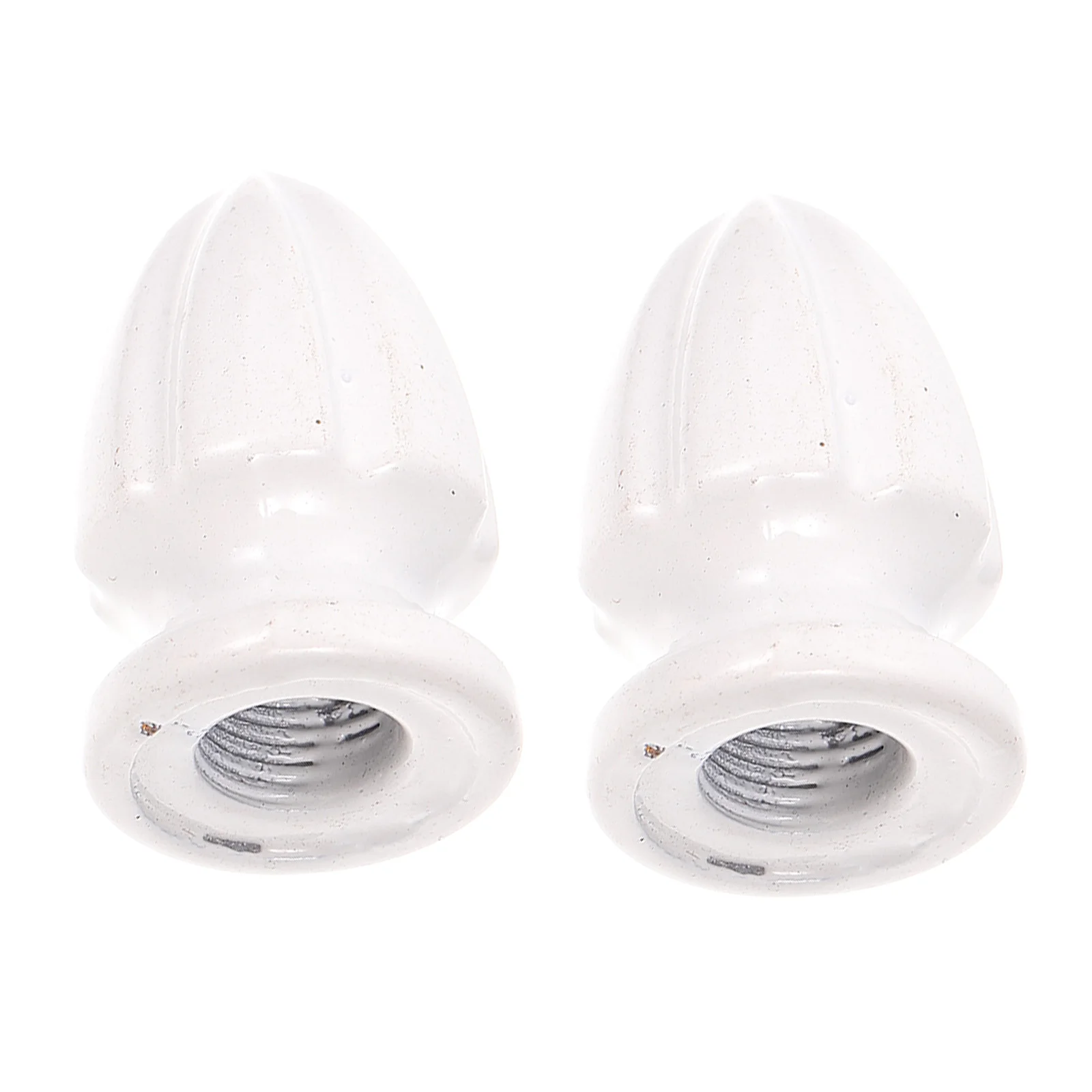 

2Pcs Horn Decorative Head Lampshade Knob Finial Vintage Zinc Alloy Light Finial Table Floor Lamps Modern Style