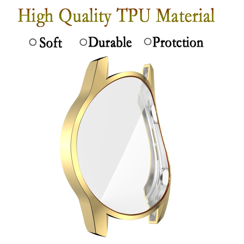 TPU Protective Case For Huawei Watch GT2 42/46mm Screen Cover Smartwatch shell With Screen Protector