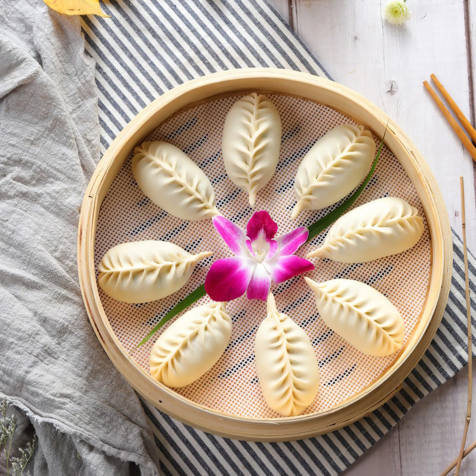

5 Pcs Silicone Steamer Pad Non Stick Oil Resistant Easy Clean Reusable High Strength Baking Pan Dumplings Mat Steamed