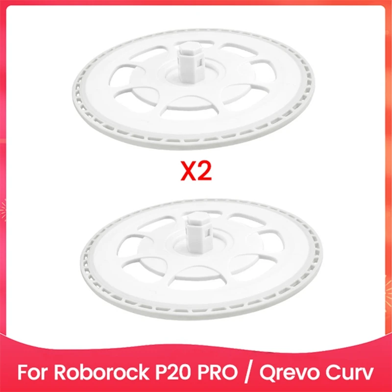 

2PCS Mop Cloth Holder For Roborock P20 PRO / Qrevo Curv Vacuum Cleaner Replaceable Spare Parts Mop Pad Stand