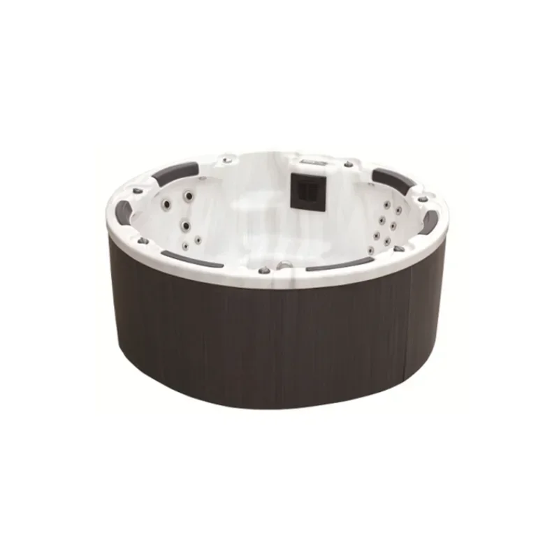 Neues rundes Whirlpool-Spa mit geräumigen Sitzen