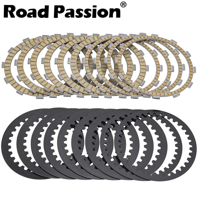 Motorcycle Clutch Friction Plates Steel Plates Kit For X-WEDGE‌ Tourer VS2000‌ Navigator VT2000 Pathfinder RX2000 Rover RL2000