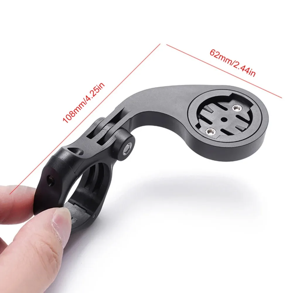 حامل كمبيوتر للدراجة، مقود بزاوية قابلة للتعديل، دعامة ممتدة، رؤية مركزية لـ Garmin XOSS Magene IGPSPORT