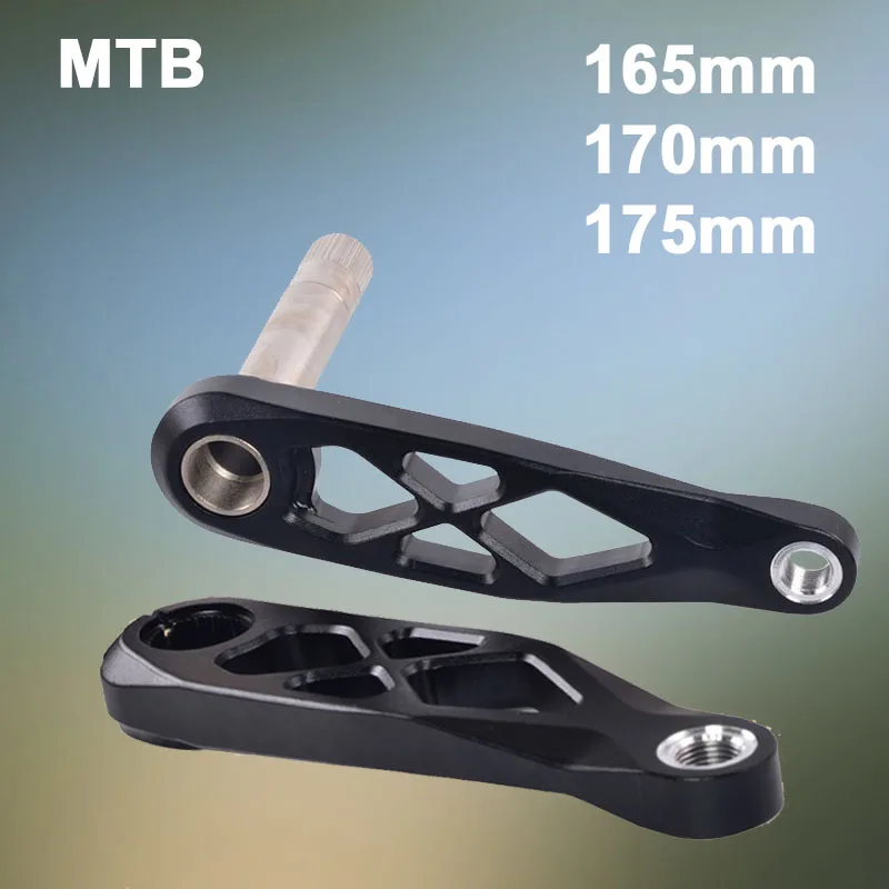 

Шатуны 165 мм, 170 мм, 175 мм, 24 мм, шатун BSA для MTB велосипеда, Hollowtech, встроенный шатун с прямым креплением и одной короной