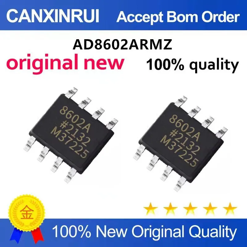 

Original New 100% quality AD8602ARM AD8602ARMZ AD8602 screen printed ABA MSOP8 precision operational amplifier IC