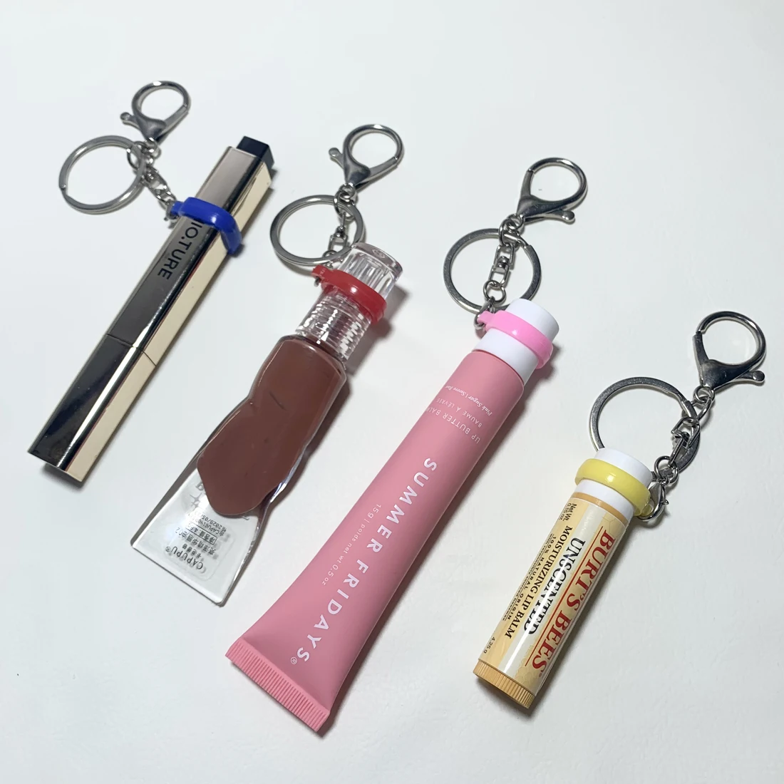 Practical Keychain Portable Durable Holder Keychain Repair Tubes Compatible for Aquaphor Lip Balm