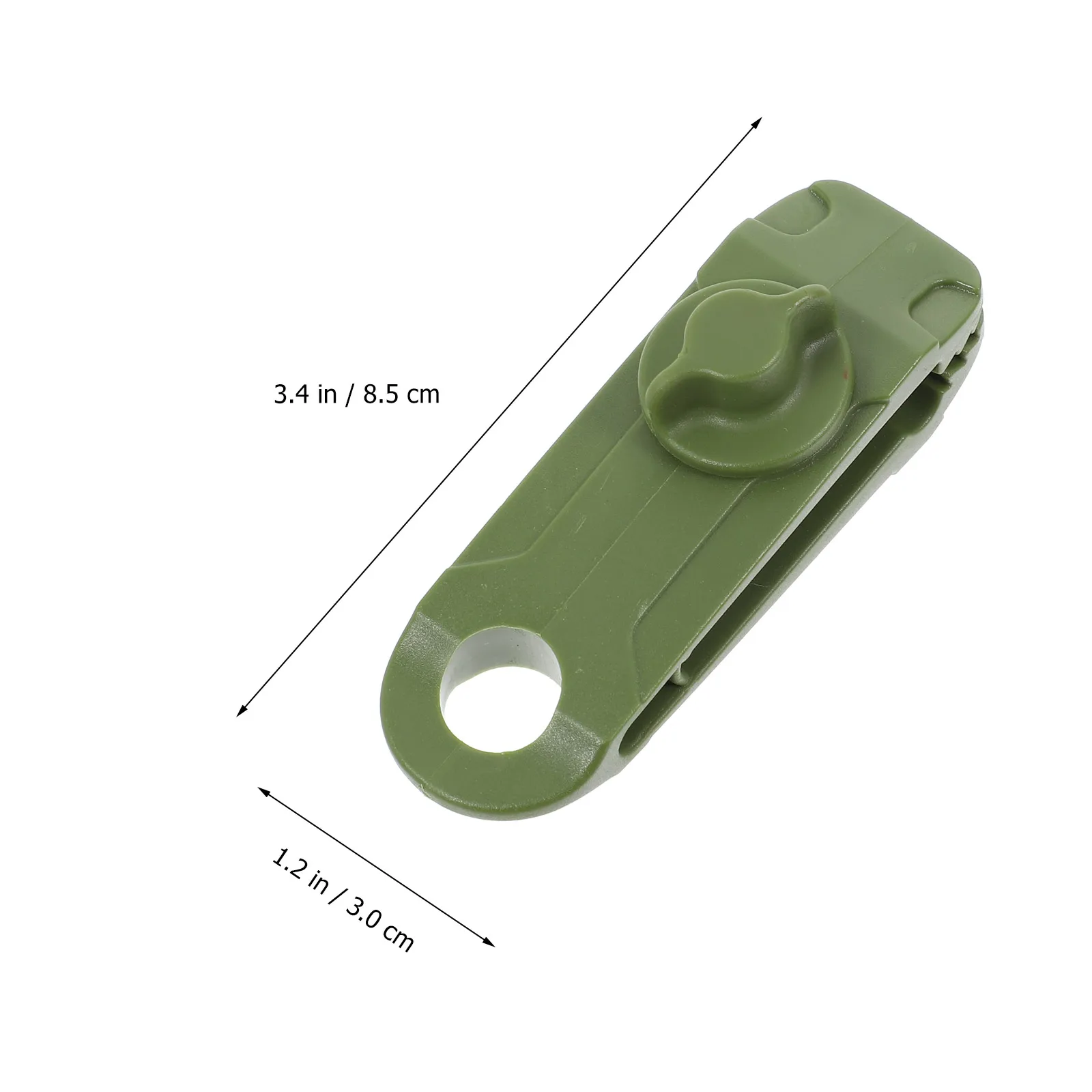 

12pcs Tent Clips Adjustable Lock Grip Heavy Duty Tarp Clips Wind Rope Buckles Canopy Accessories Camping Outdoor Light Durable
