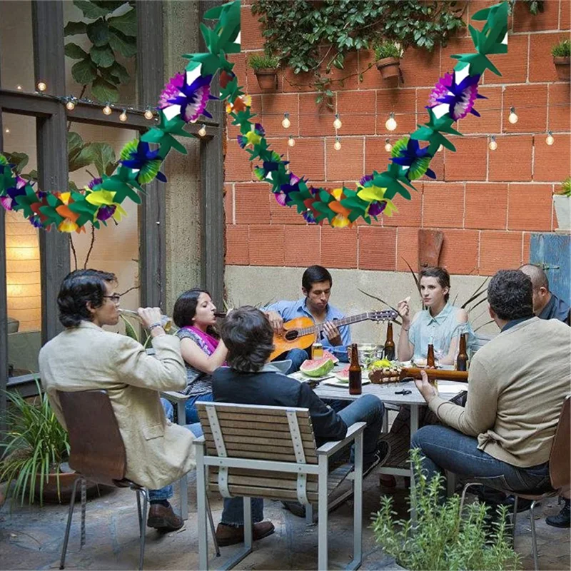 3-Meter bunte runde Blumen aus Papier zum Ziehen von Blumen, Blumengirlanden, Baby-Heimdekoration, Geburtstagsfeier, Hochzeit, Layout, Veranstaltungsort-Dekoration – Detail 10