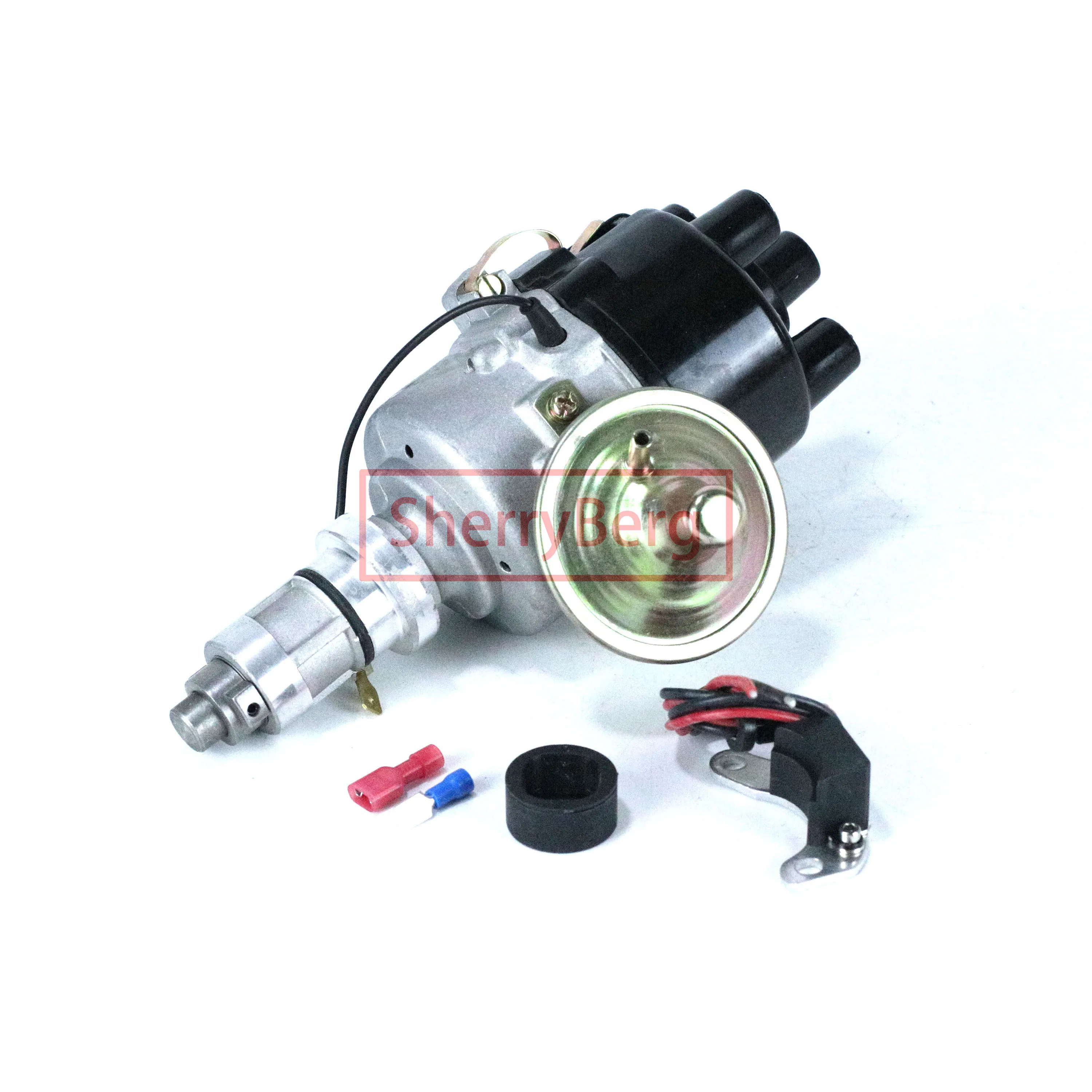 SherryBerg 4 Cyls Point Distributor Electrical Dis. for Classic Mini Sport 81-00 59D 59D4 With Electronic Ignition for Lucas