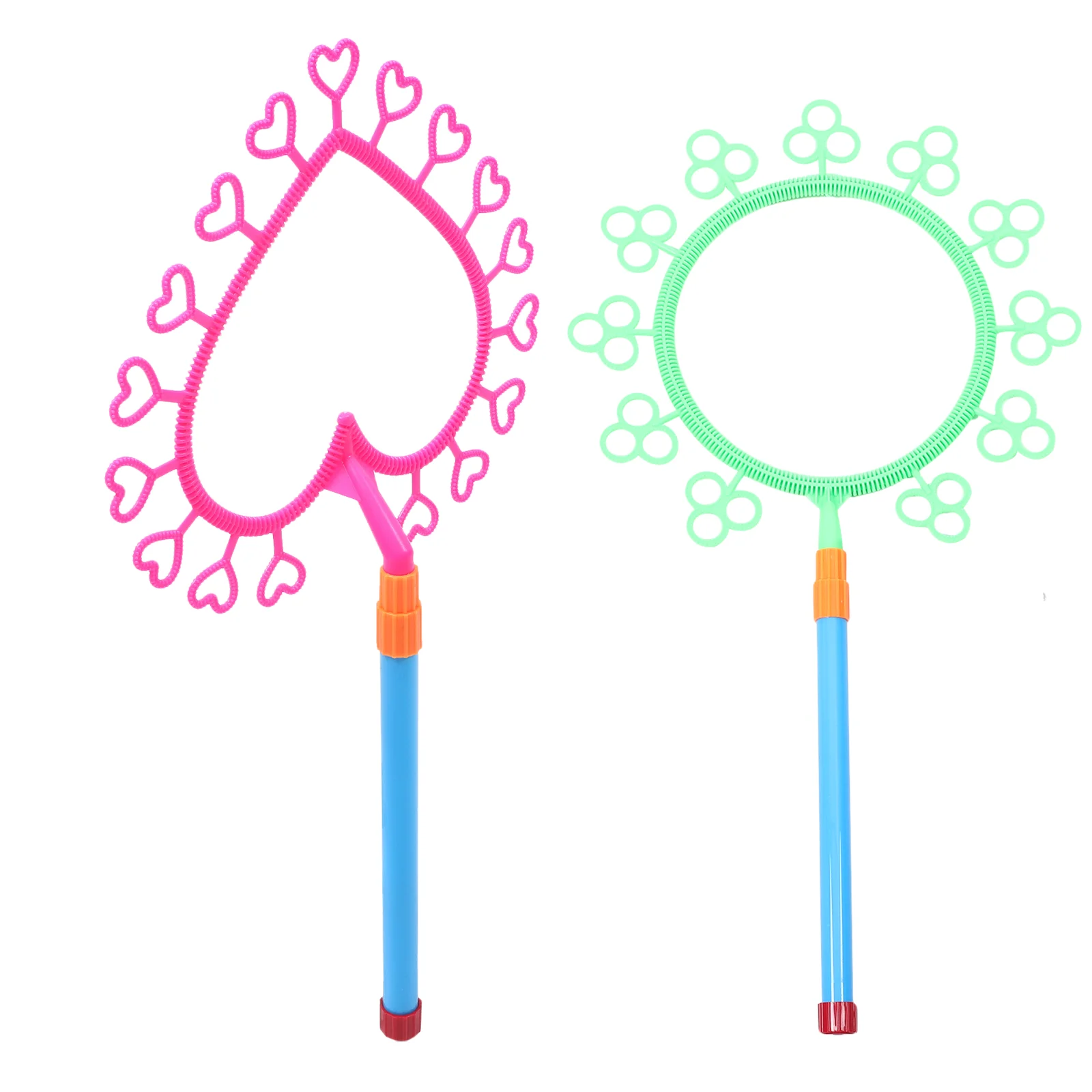 2 Pcs Bubble Stick Wand Machine for Kids Outdoor Maker Toy Cartoon Party Blowing Wands Plastic Summer Baby Sticks Toys