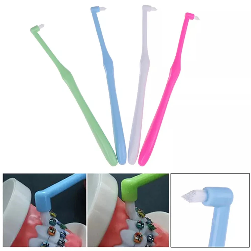 Women Men Floss Oral Hygiene Tools Correction Teeth Braces Orthodontic Braces Toothbrush Wisdom Tooth brush Interdental brush