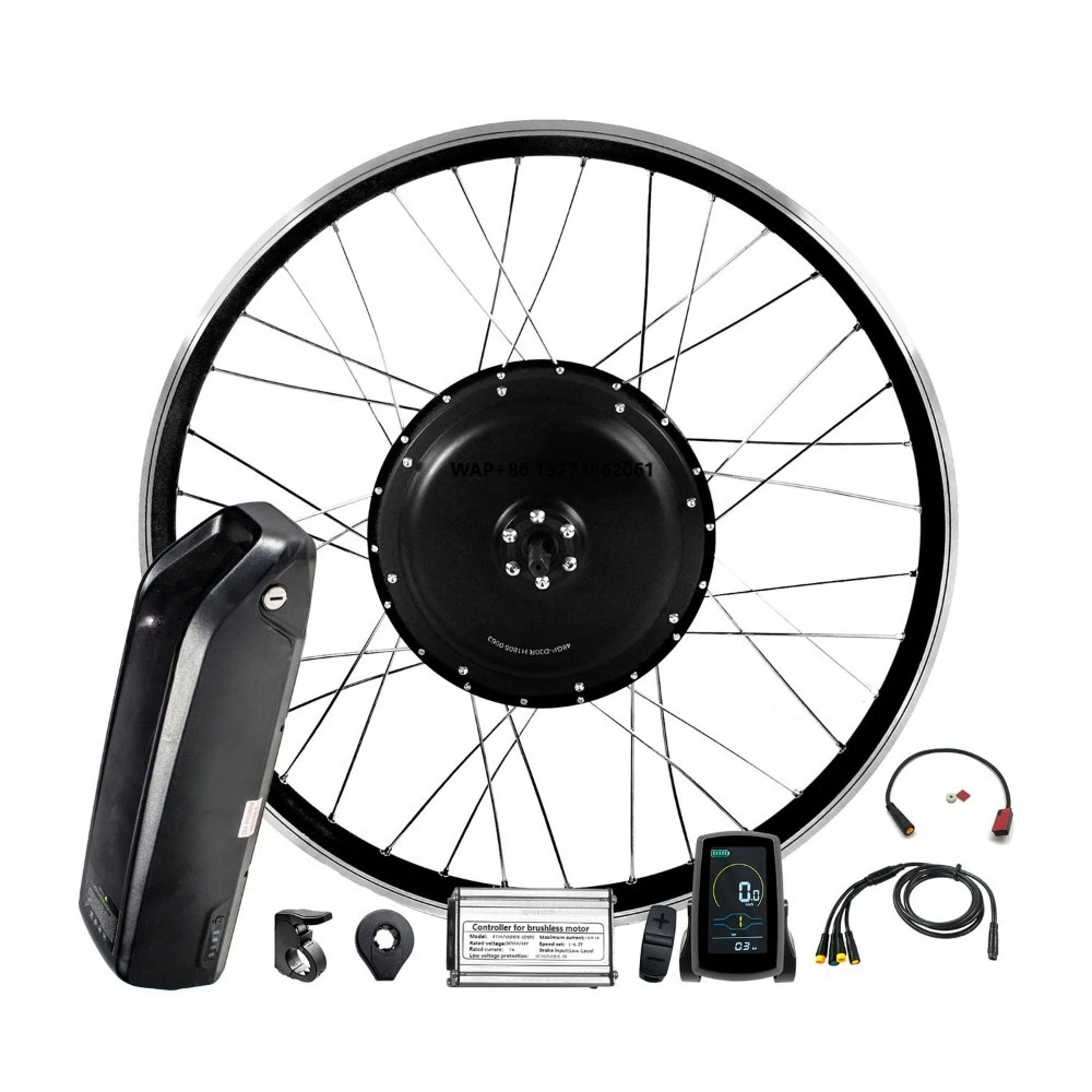 

48 В, 52 В, 1500 Вт, комплекты для переоборудования электрического велосипеда, комплекты для электровелосипеда с аккумулятором, электрический комплект для велосипеда