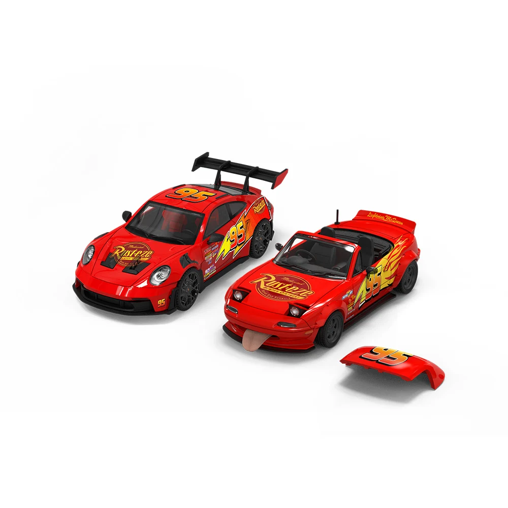 

*Предварительный заказ*Крутой автомобиль 1:64 MX-5/992, красная живопись, имитация модели автомобиля из сплава, экшн-игрушечная фигурка для коллекции, дисплея, подарка
