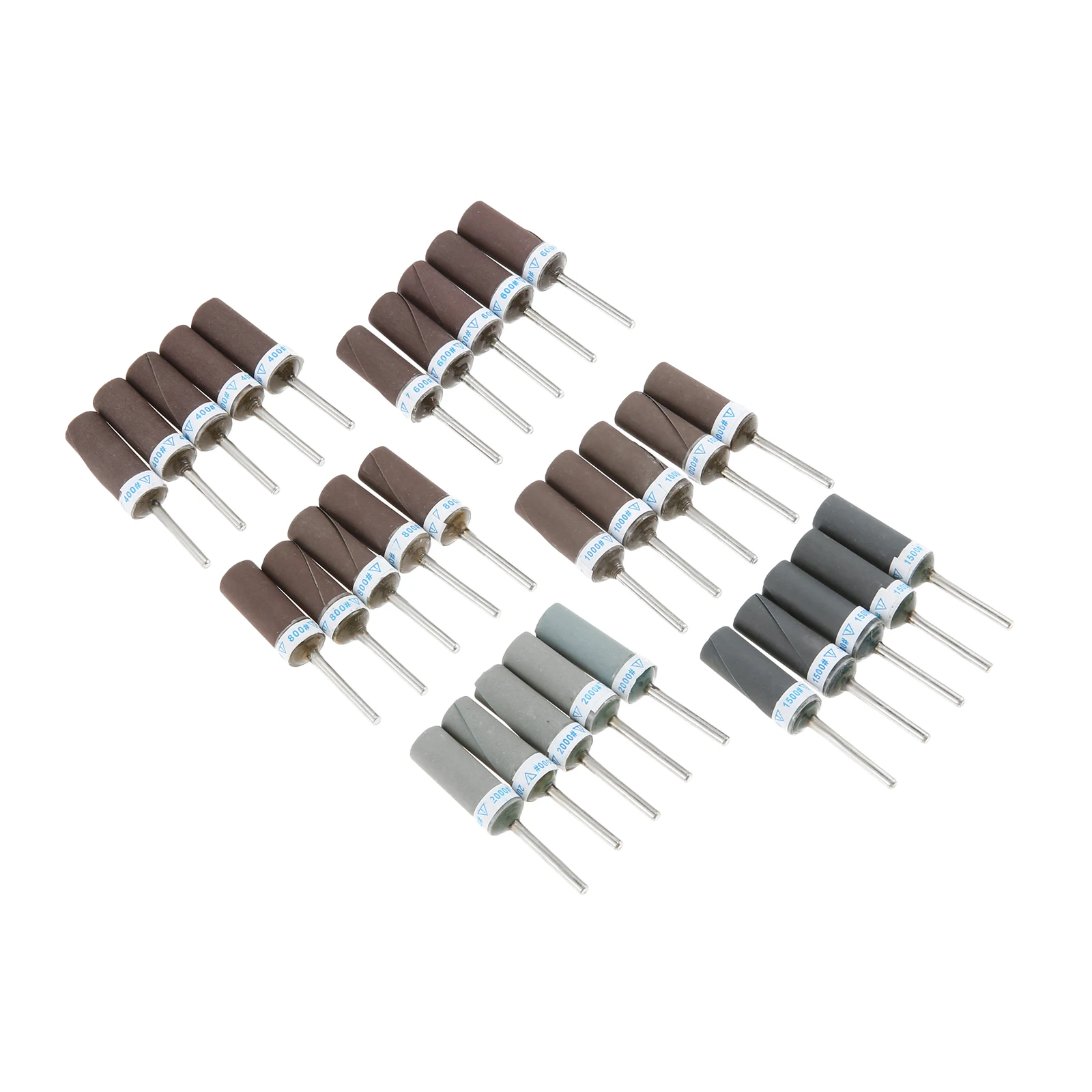 

30 шт. шлифовальные барабаны с хвостовиком 1/8 дюйма подходят для вращающихся инструментов с хвостовиком 1/8 дюйма, поделки своими руками, подходят для инструмента Dremel 3000/4000