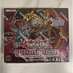 Yugioh KONAMI official Box Duel Monsters TCG LED7 Legendary Duelists Rage of Ra English Collection Sealed Booster Box