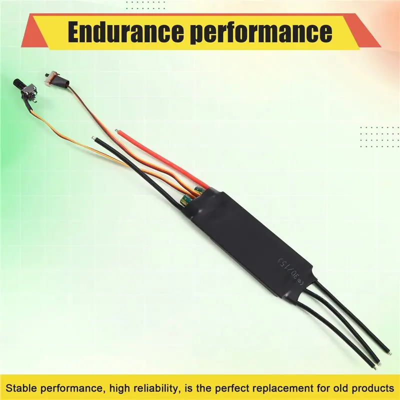 ABWR-Adjustable Brushless Motor Driver 60A 1000W Self-Starting Switch For/Reverse Stepless Speed Control Motor Controller