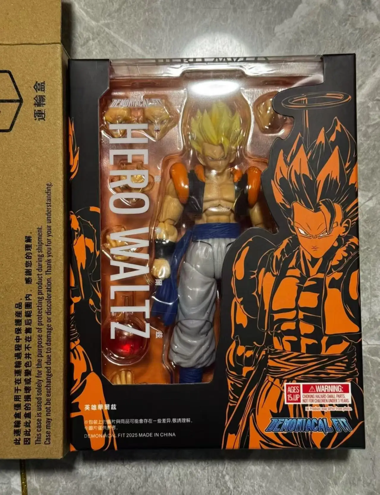 

100% Original Demoniacal Fit Gogeta Dragon Ball Z figura de acción Hero Waltz SHF Gogeta Super Saiyan 3,0 figura corporal colecc