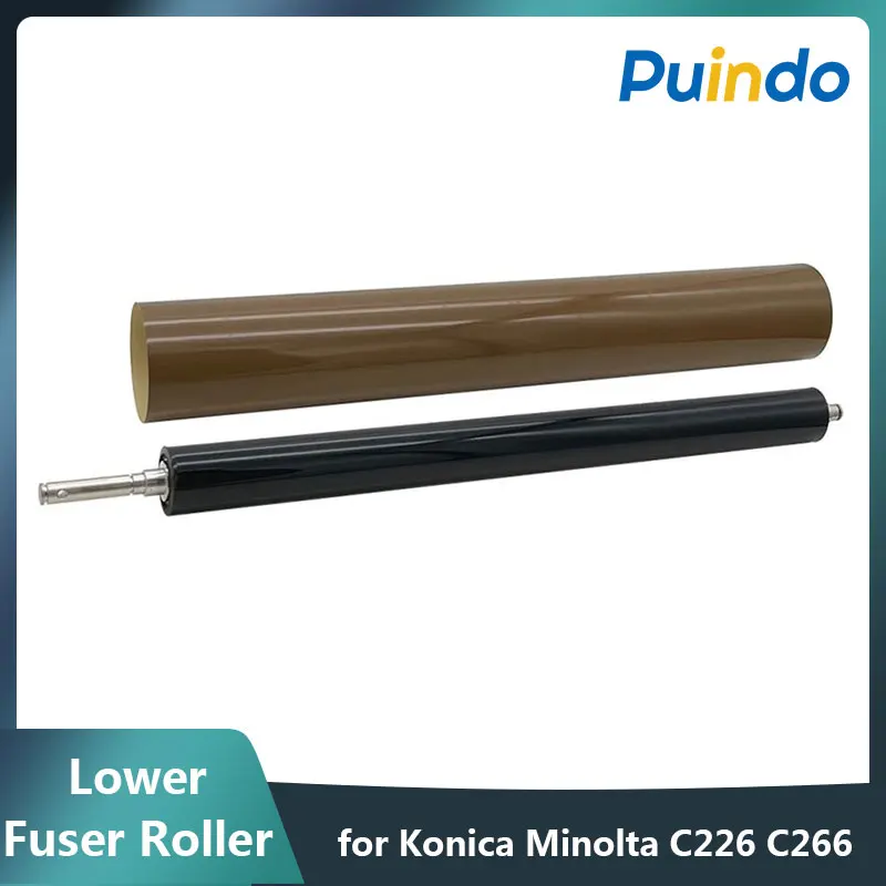 1set High Quality Lower Fuser Pressure Roller Fuser Film for Konica Minolta Bizhub C226 C266 C256 C7222 C7226