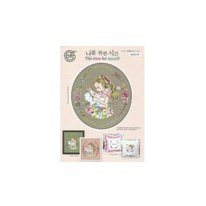 

mm Rabbit and fox with love cross stitch kit Animal cotton thread Love lock canvas stitching embroidery SODA G119