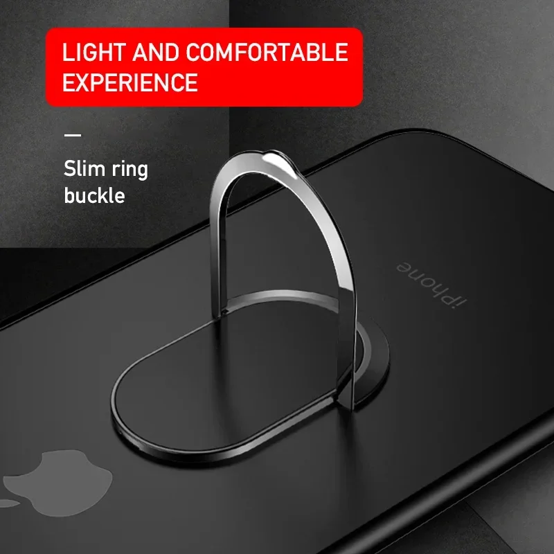 Universal Ultra Thin Finger Ring Holder for Iphone Huawei Holder Flexible Phone Stand No Magnetic Car Phone Holder Smartphone - Image 2