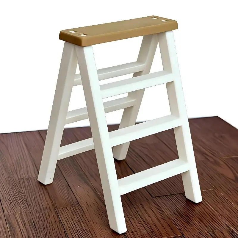 Miniature Ladder 1/12 Dollhouse Ladder Shelf Model Doll Furniture Decor Doll House Micro Scene Construction Props