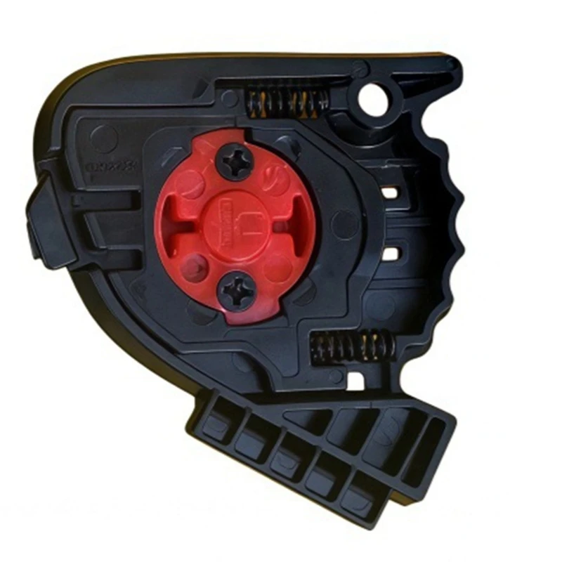 M76E Plastic Side Mount Base for Motorcycle Half Helmet Hardware with 2 Screws for City Trip, Short Commute, Travel, and