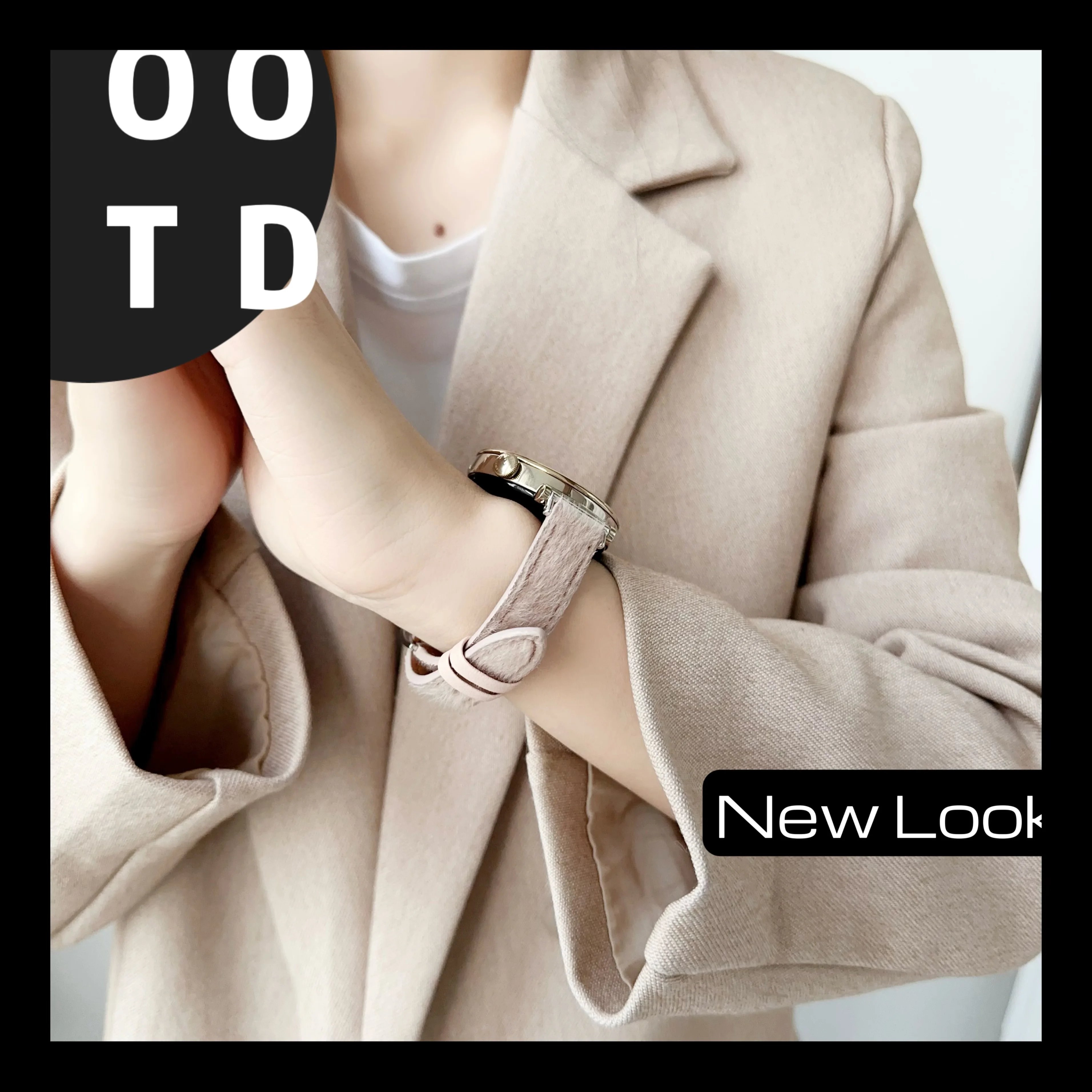 18mm 20mm 22mm Plush+leather strap watch band For Huawei Watch GT4 5 41mm 46mm Smartwatch strap for women girl lady