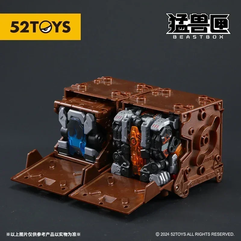 Op voorraad 52TOYS Transformatie BEASTBOX BB-46PR Pyromancer & BB-02CR Cryomancer Mecha en Cube Vervorming Robot Action Figure